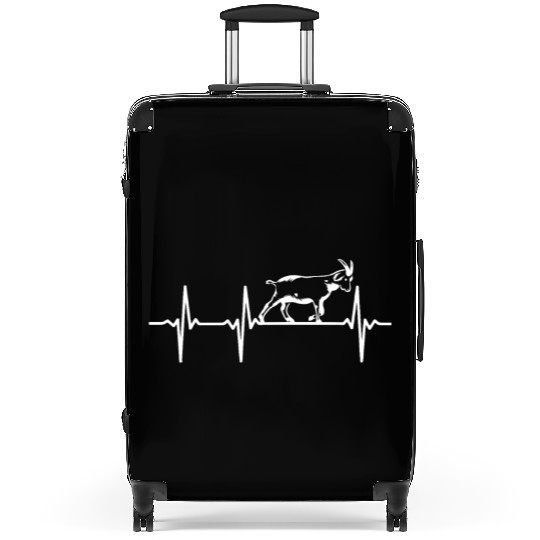Goat Heartbeat Goat Farm Goat Farmer Goat Suitcases
