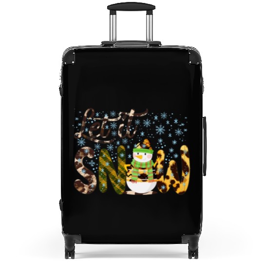 Christmas Snowman, Let it snow , Snowman gift Suitcases