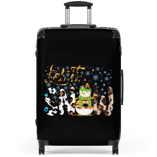 Christmas Snowman, Let it snow , Snowman gift Suitcases
