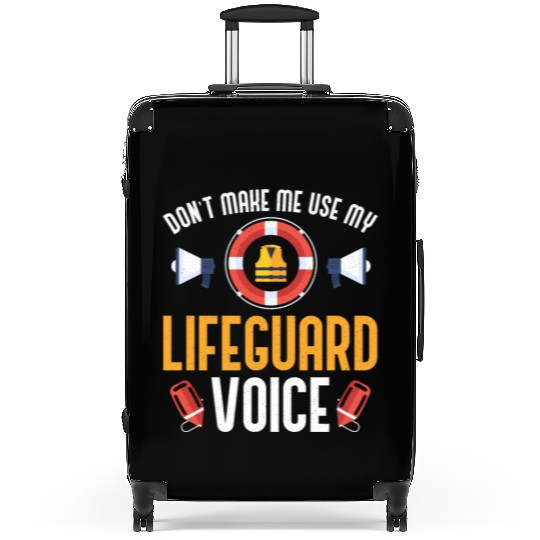 Lifeguard Rescuer Pool Guard Suitcases