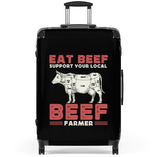 Cattle Farming Agriculture Beef Lover Suitcases