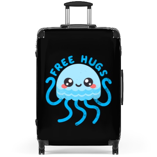 Jellyfish free hugs Suitcases