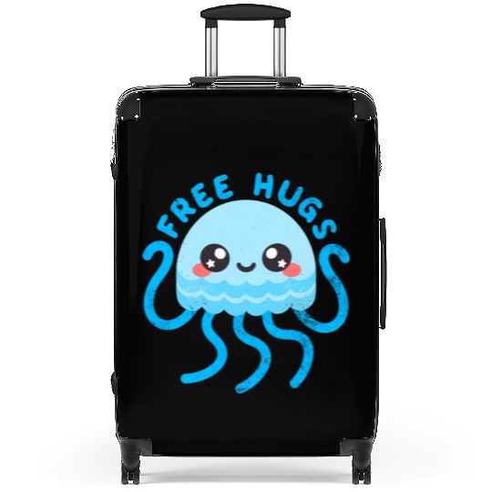 Jellyfish free hugs Suitcases