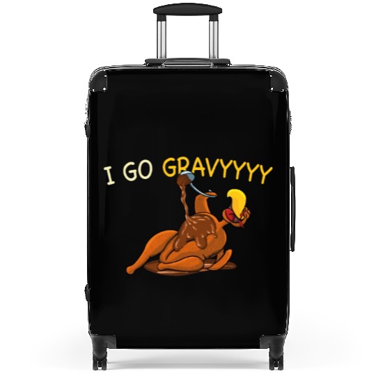 Thanksgiving I Go Gravy Thankful Turkey Suitcases