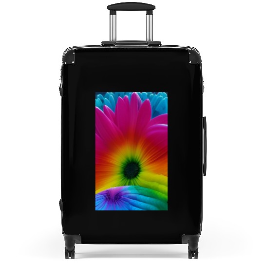 Rainbow Flower Suitcases