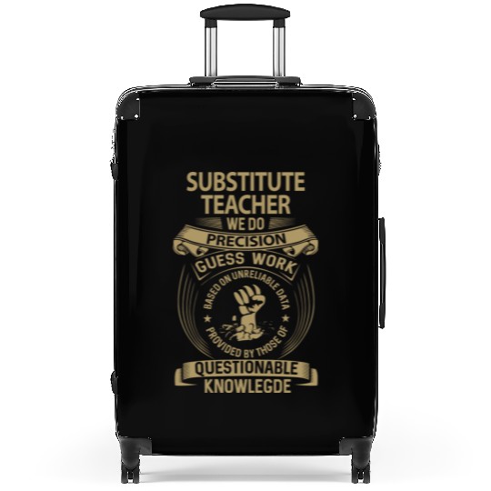 Substitute Teacher Suitcases - We Do Precision Gift
