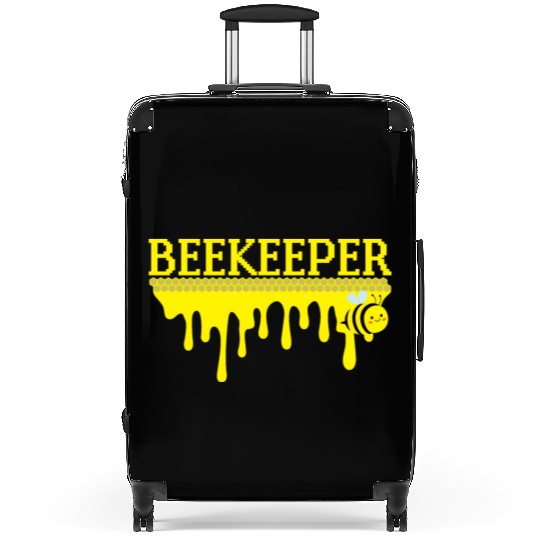 Bee Keeper Beekeeper, Funny Bee Hive Honey Lover Suitcases