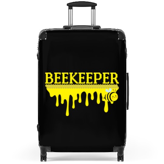 Bee Keeper Beekeeper, Funny Bee Hive Honey Lover Suitcases