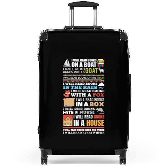 Reading Library Literature Read Books Lover Reader Suitcases