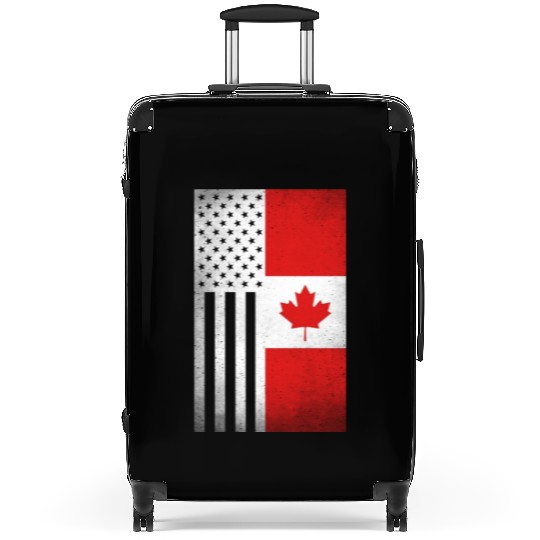 Canada Design for proud Canadian Americans Suitcases