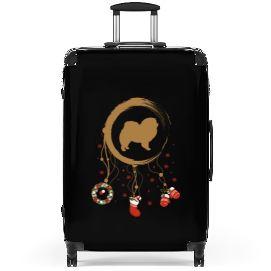 dog dreamcatcher Christmas Chow Chow Suitcases