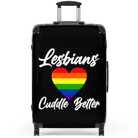 Lesbians Cuddle Better 4 Suitcases