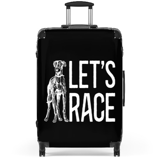 Greyhound Racing Let's Race Rescue Greyhound Racer Suitcases