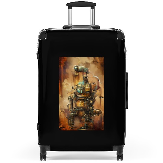Rusty robot Suitcases