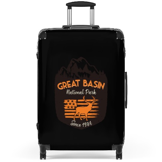 Great Basin National Park US Flag Elk Mountains Suitcases