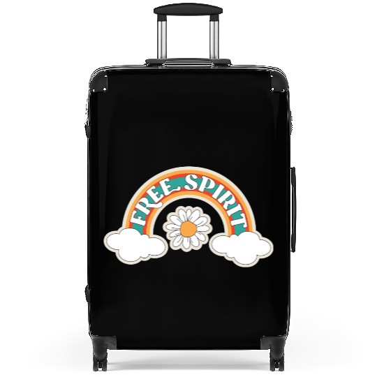 Free spirit affirmation Suitcases