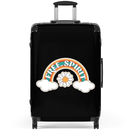 Free spirit affirmation Suitcases
