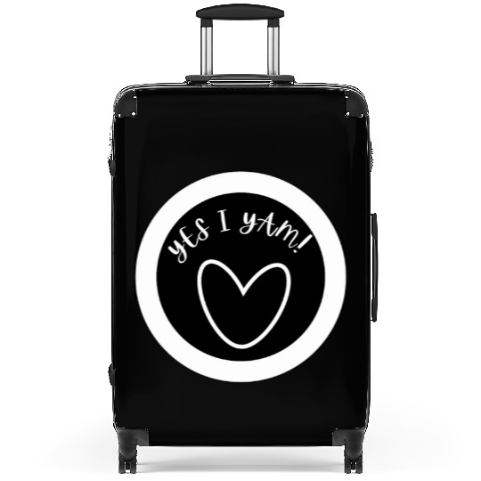 YES I YAM, THANKSGIVING MATCHING COUPLE DESIGN Suitcases