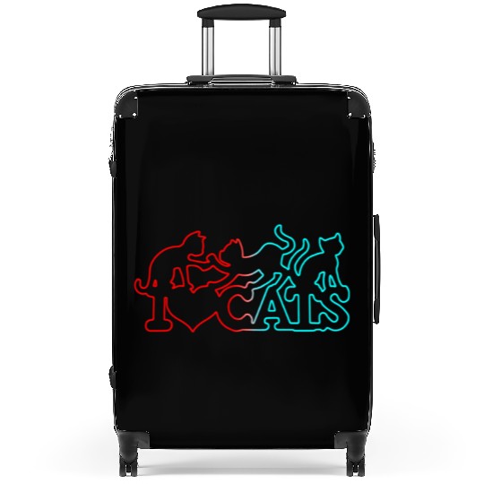 I love Cats Suitcases