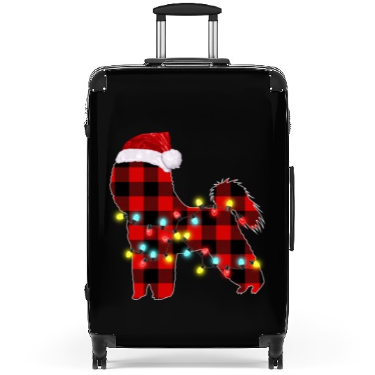 Bichon Frise Christmas Dog Lover Pajamas Suitcases