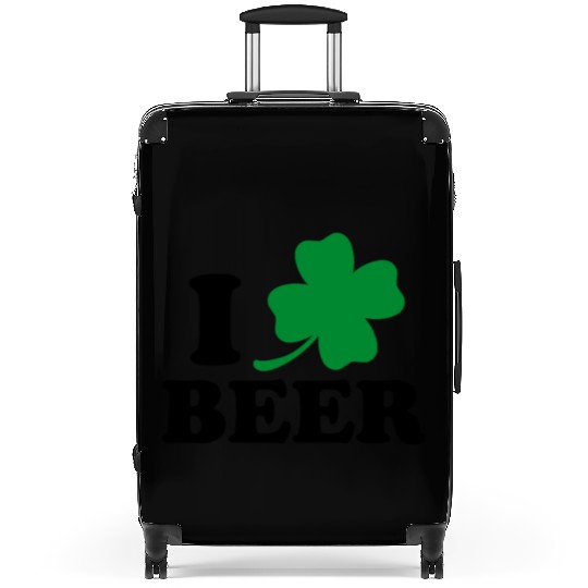 I Love Beer St Patricks Day Suitcases