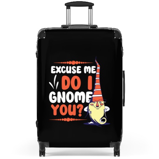 Garden Gnomes Gnome Lover Funny Gnome Gardening Suitcases