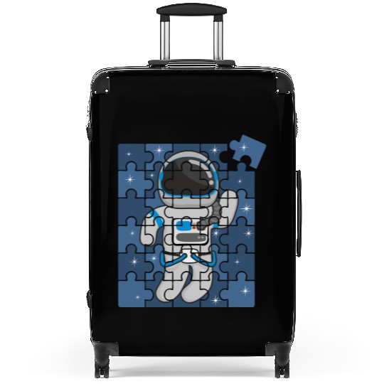 Autism Spaceman Astro Cosmo Space Lover Autism Awa Suitcases