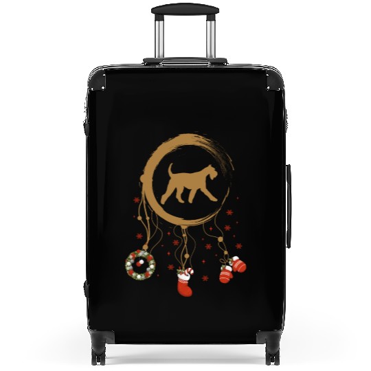 dog dreamcatcher Christmas Giant Schnauzer Suitcases