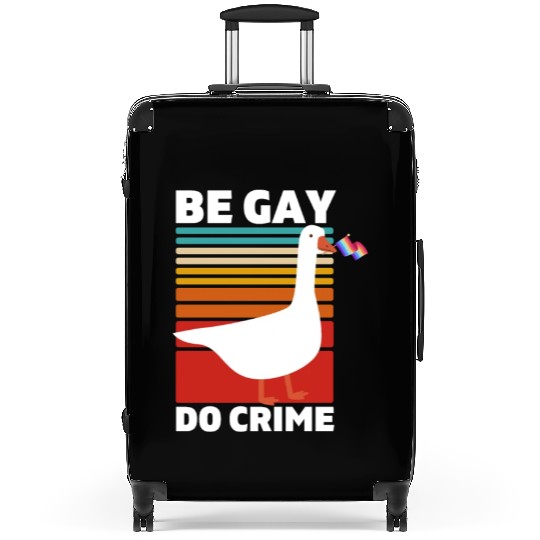 BGD crime. LGBTQ Pride. Suitcases