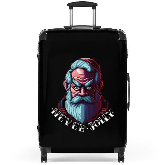 Grumpy Santa Suitcases
