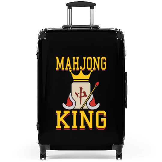 Mahjong King 麻雀 Chinese Card Game Mah-Jongg Suitcases