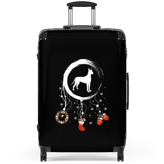 dog dreamcatcher Christmas Great Dane Suitcases