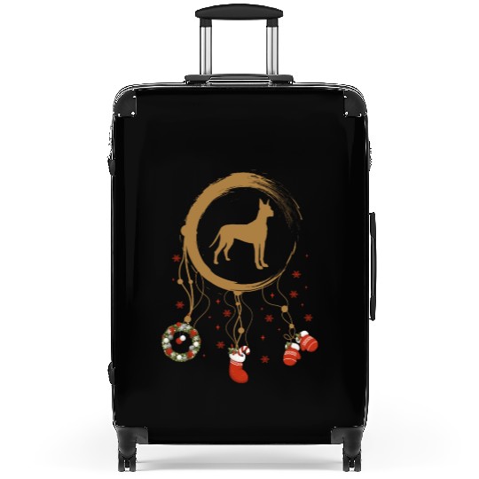dog dreamcatcher Christmas Great Dane Suitcases