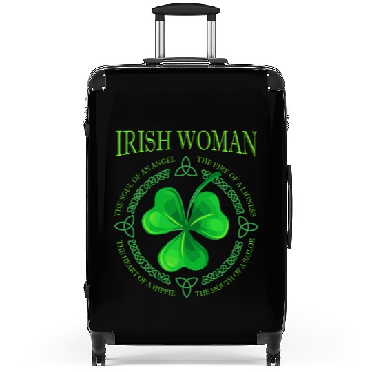 Womens Irish Woman Angel The Souls Of An Angel Suitcases