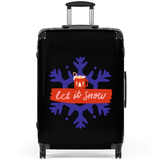 let it Snow Suitcases