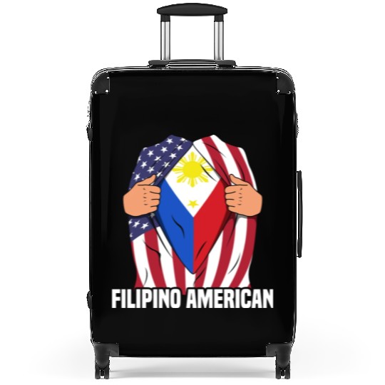 Hero Design for Proud American Pinoys Suitcases