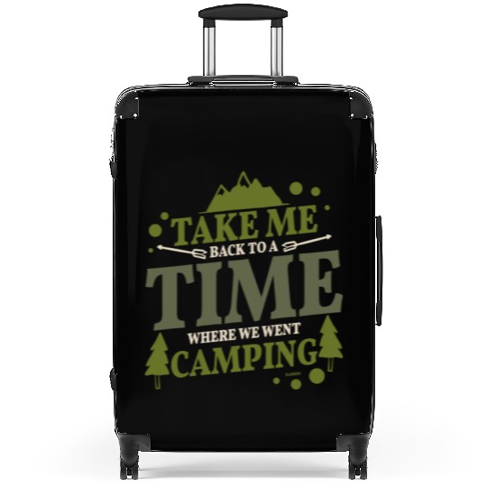 I love camping and camp in nature Suitcases