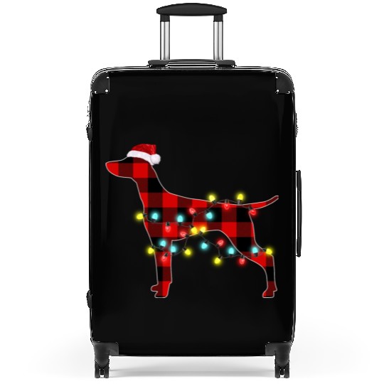 Vizsla Christmas Dog Lover Pajamas Suitcases