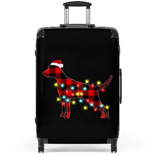 Weimaraner Christmas Dog Lover Pajamas Suitcases