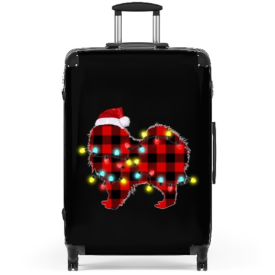 Pomeranian Christmas Dog Lover Pajamas Suitcases