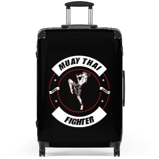 Muay Thai Fighter Train Hard Fitness MMA Design Suitcases