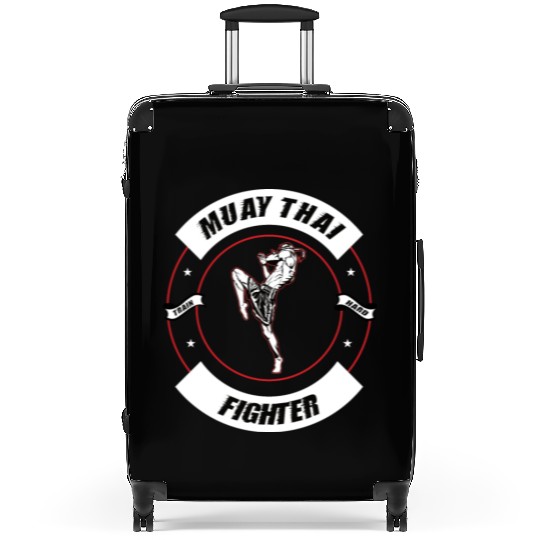 Muay Thai Fighter Train Hard Fitness MMA Design Suitcases