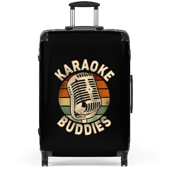Karaoke Singer Friends Besties Suitcases
