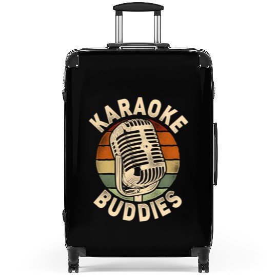 Karaoke Singer Friends Besties Suitcases