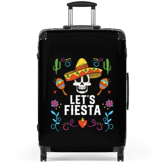 Let's Fiesta Cinco De Mayo Mexican Pride Mexico Suitcases