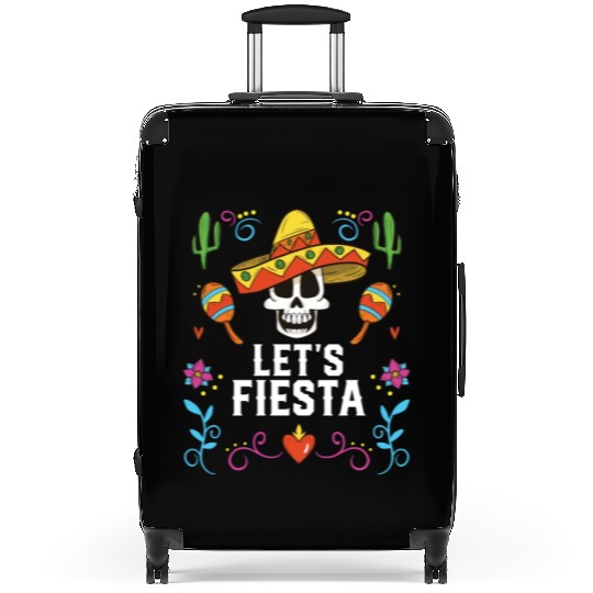 Let's Fiesta Cinco De Mayo Mexican Pride Mexico Suitcases