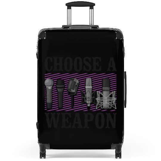 Karaoke Singer Microphone Vocalist Suitcases