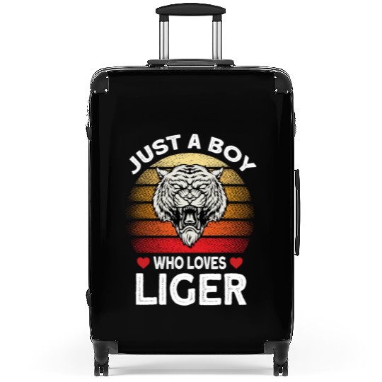 Just A Boy Who Loves Liger Suitcases