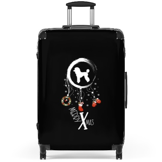 dog dreamcatcher Christmas Poodle Suitcases