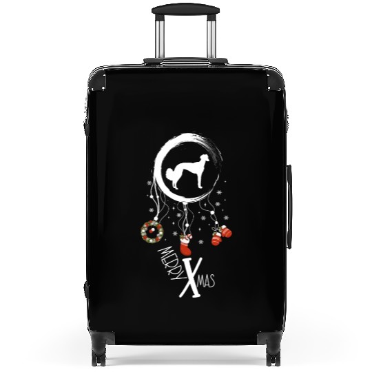 dog dreamcatcher Christmas Saluki Suitcases